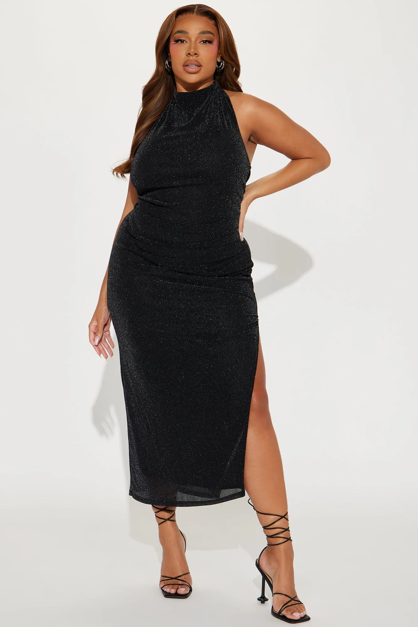 A Night Out Maxi Dress - Black