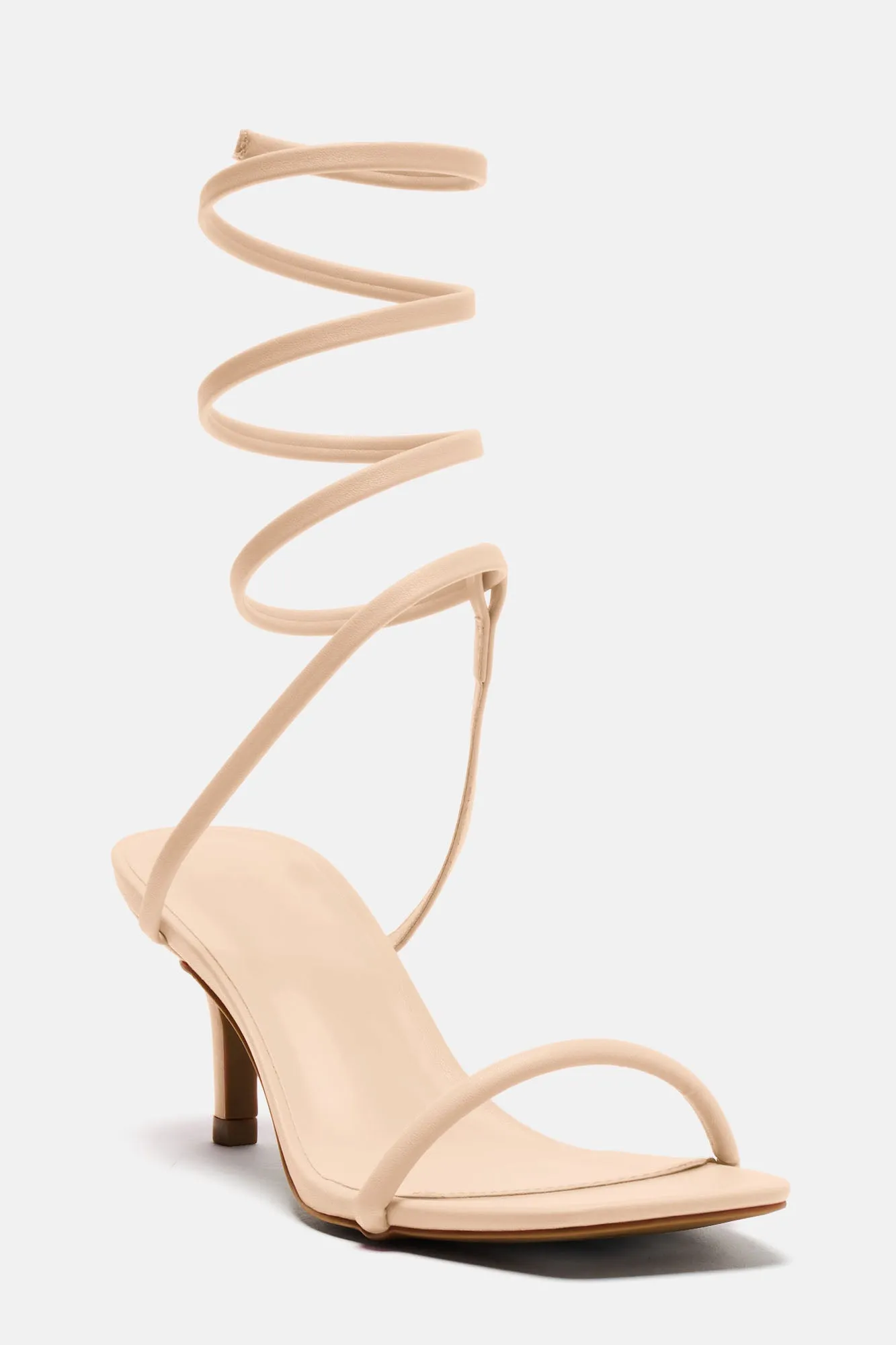 All Time Fav Wrap Up Heels - Nude