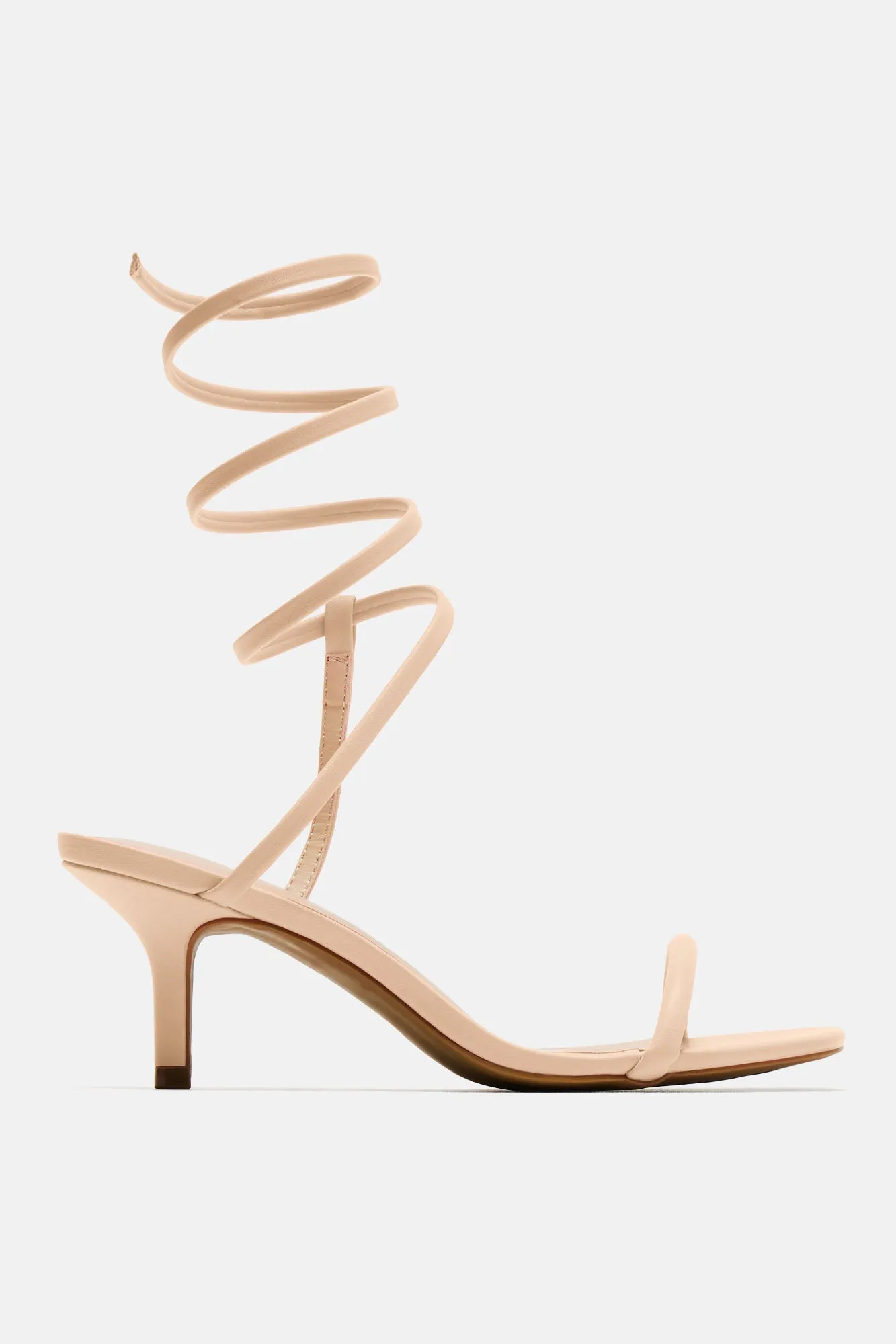 All Time Fav Wrap Up Heels - Nude