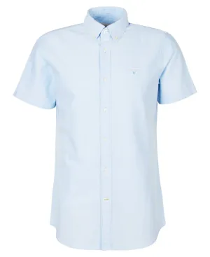 BARBOUR Oxford Short Sleeve Tailored Shirt SKY