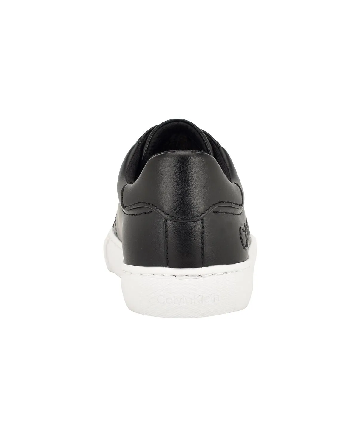 Calvin Klein Women's Camzy Lace-Up Round Toe Casual Sneakers, Black