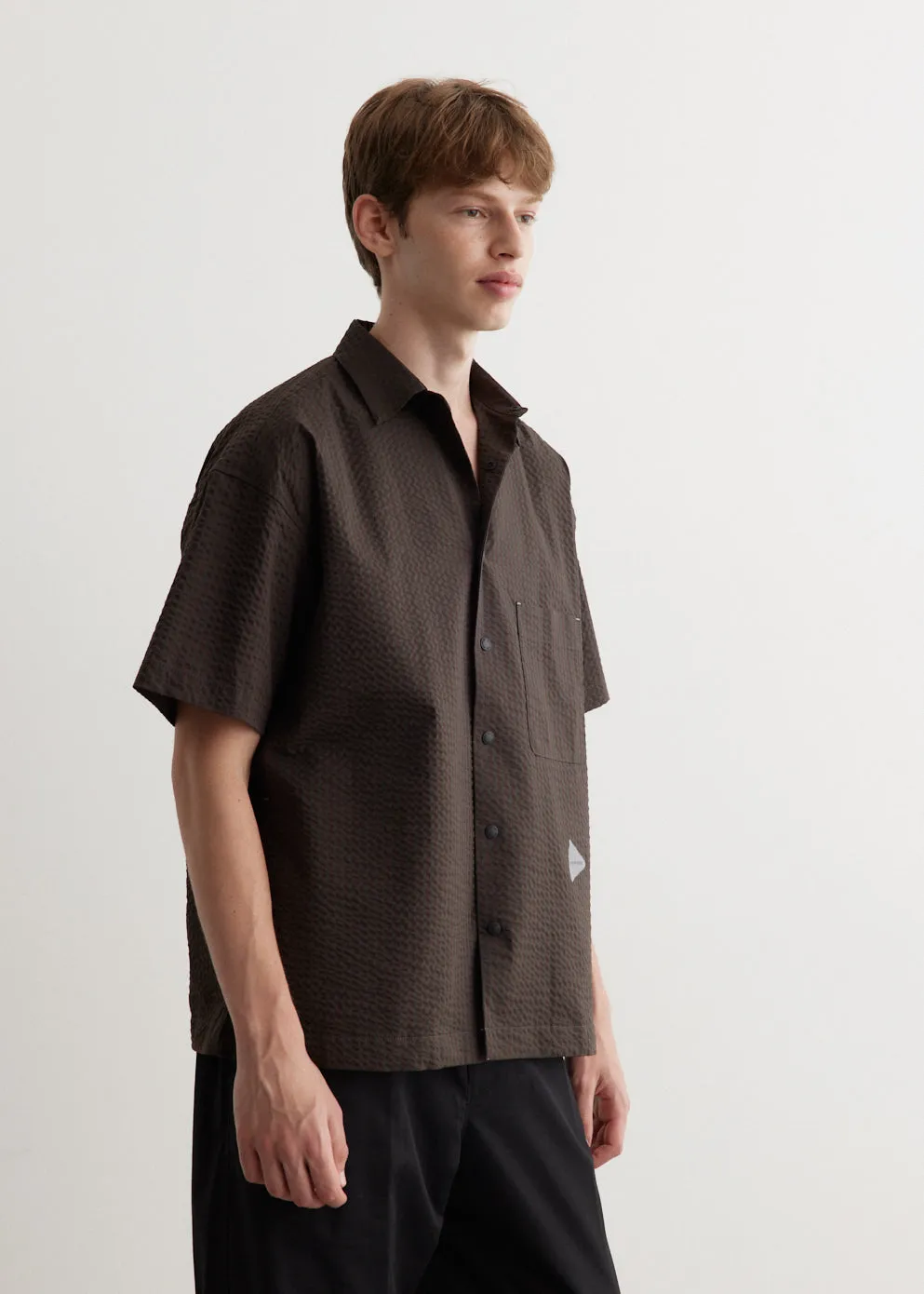 Dry Soft Seersucker Short Sleeve Shirt