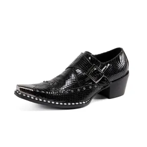 Exquisite Metal Toe Oxfords for Men