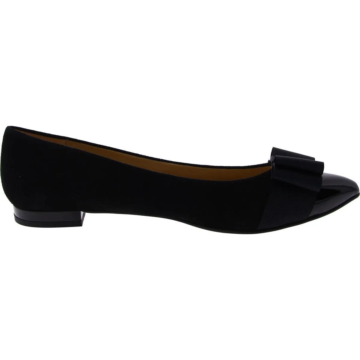 FS/NY Womens Suede Pointed Toe Flat Shoes