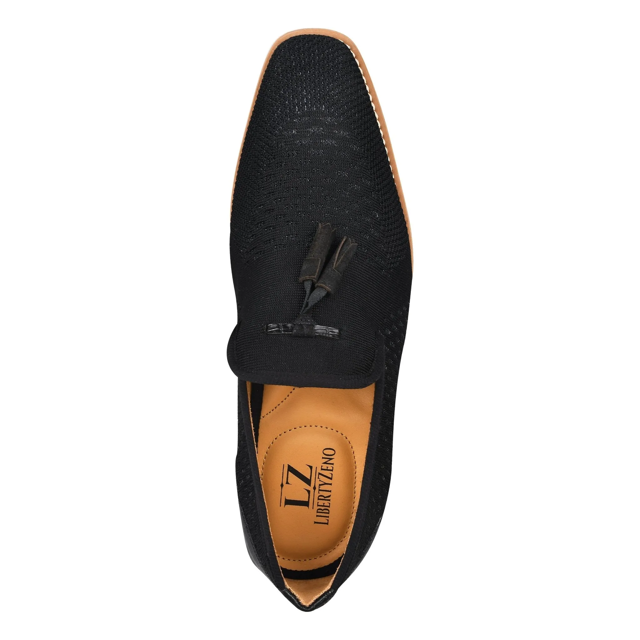 Jean Leather Textile Casual Loafers