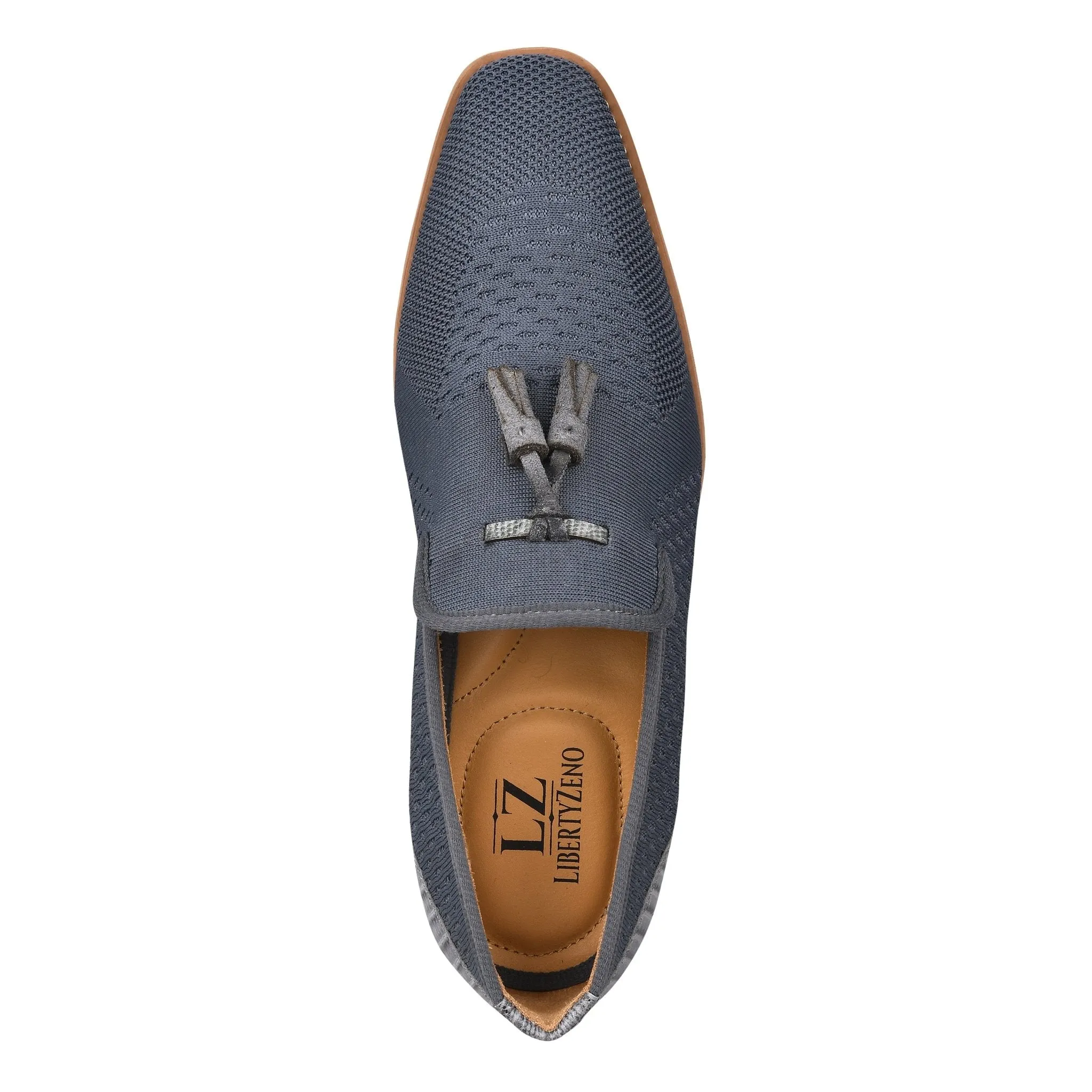 Jean Leather Textile Casual Loafers