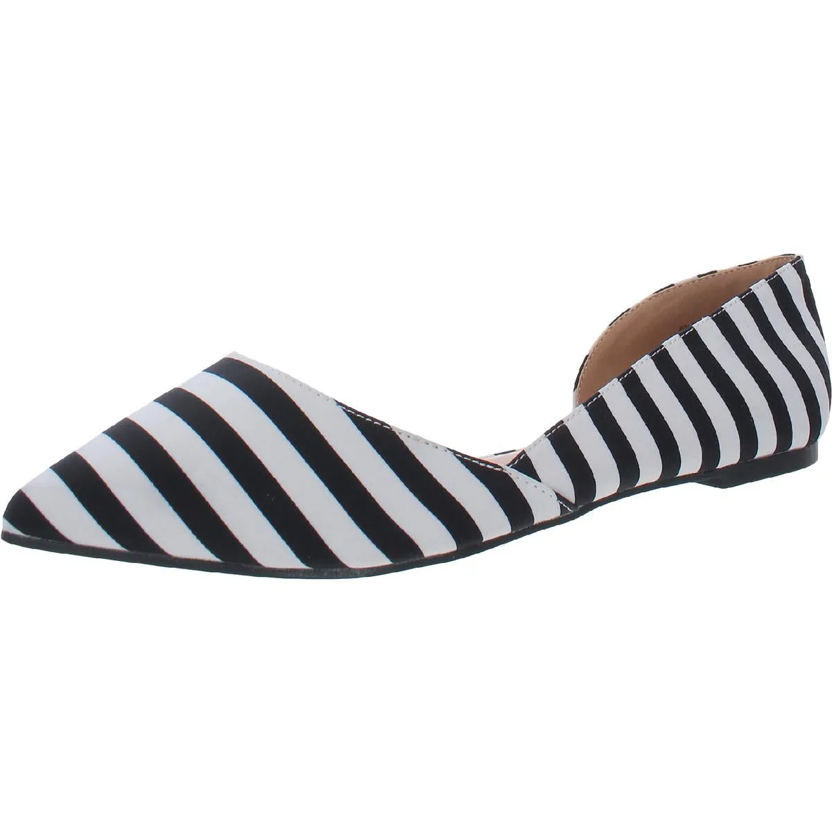 Journee Collection Womens Cortni Pointed Toe Slip On D'Orsay