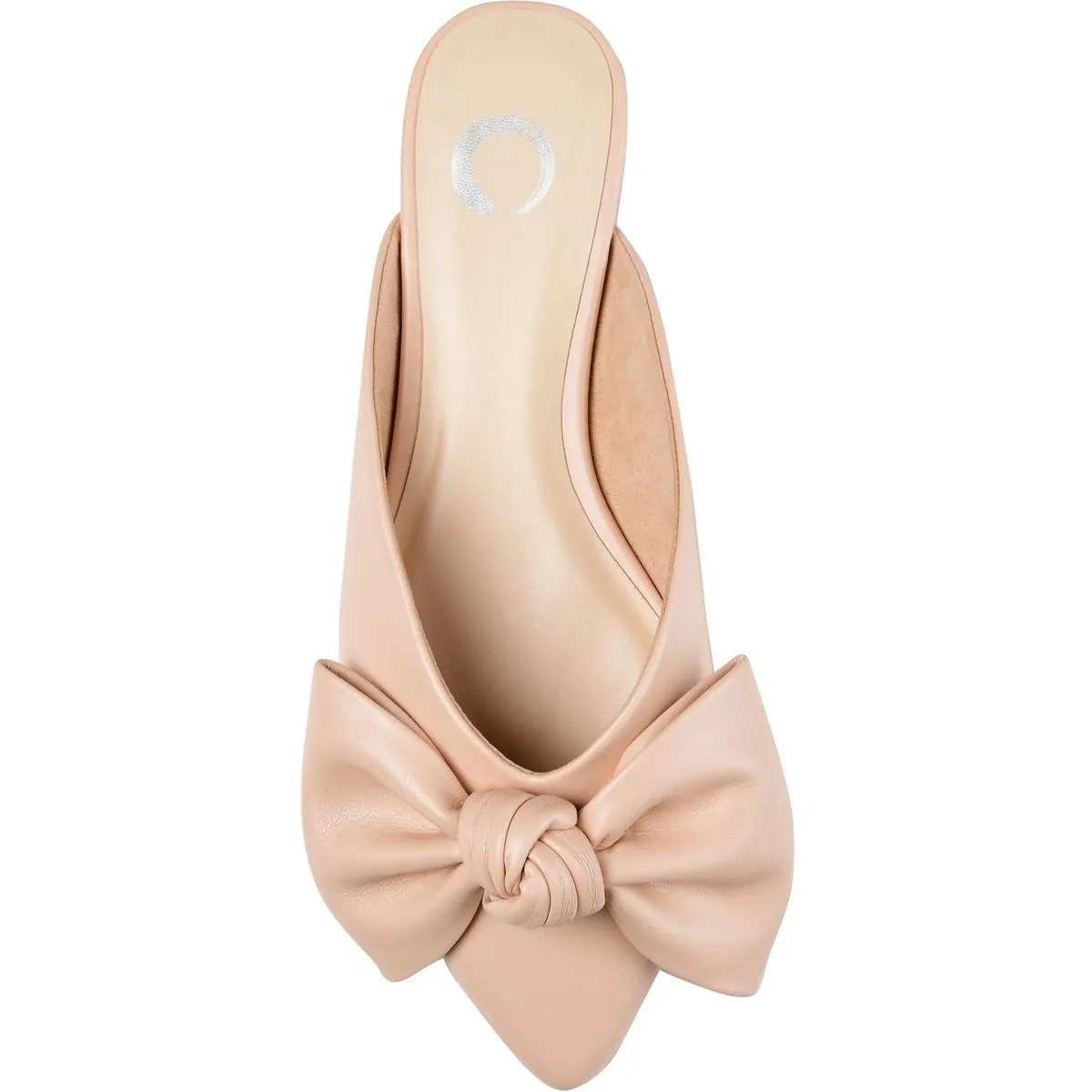 Journee Collection Womens Dott Slip On Pointed Toe Mules