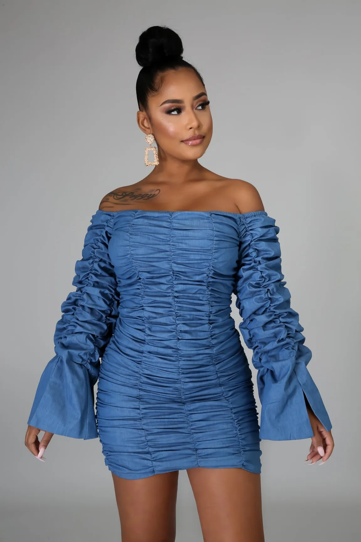 Night Out Denim Dress