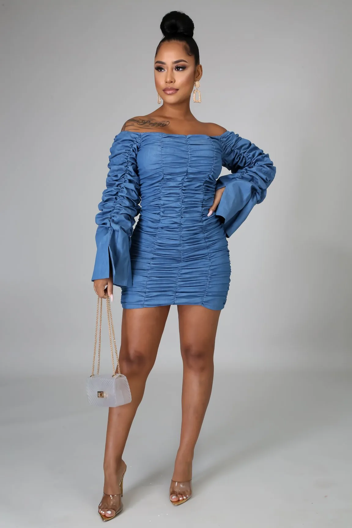 Night Out Denim Dress