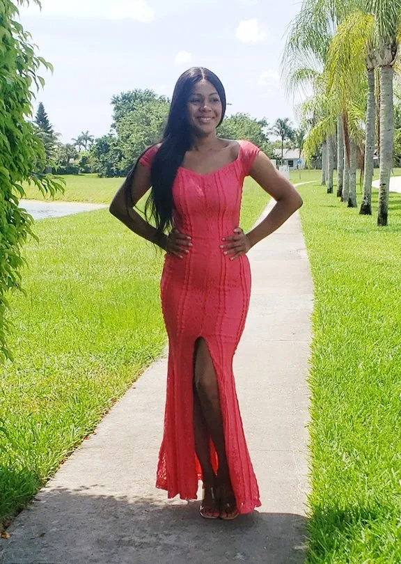 Night Out Lace Maxi Dress