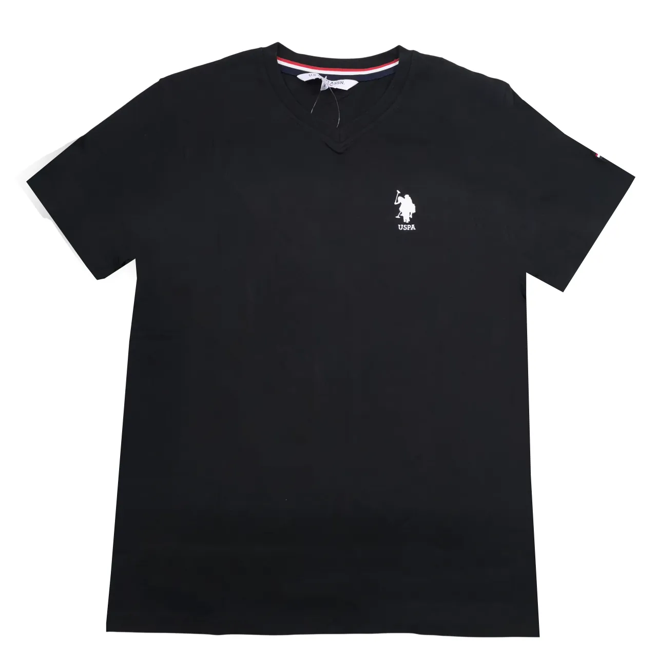 Polo US ASSN V-Neck Black T-Shirt