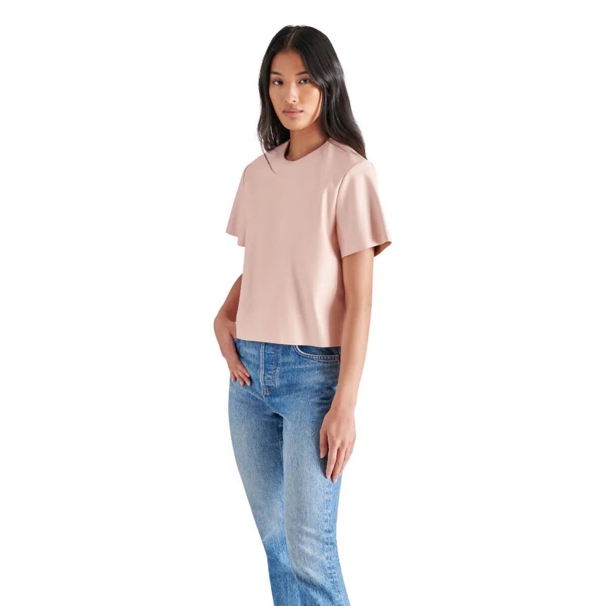 Steve Madden Ezra Faux Leather Top