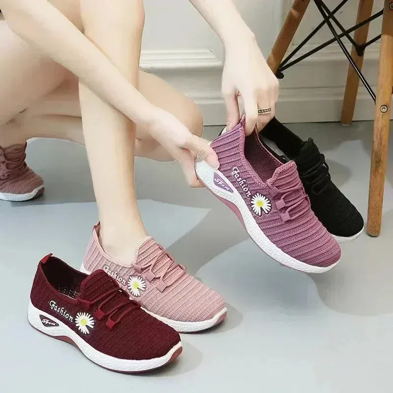 Women's Sneakers ConfortFashion Flowers